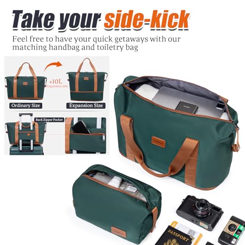 Cosbarn Luggage Sets 5 Piece Suitcases with Wheels, Suitcase Set ABS Hard Case Luggage with Lock Spinner Wheels Durable Travel Luggage