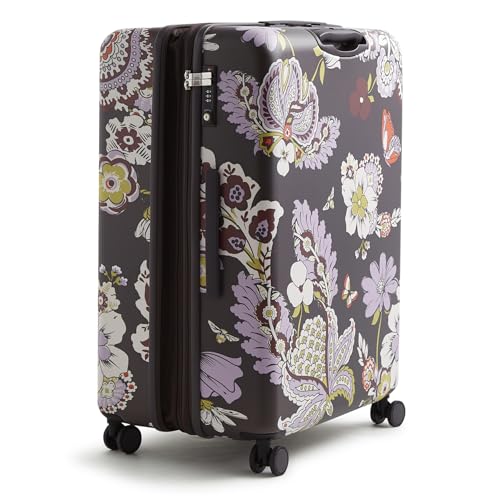 Vera Bradley Women's Hardside Luggage 29 Inch Adair Spinner, Subtle Bouquet, One Size