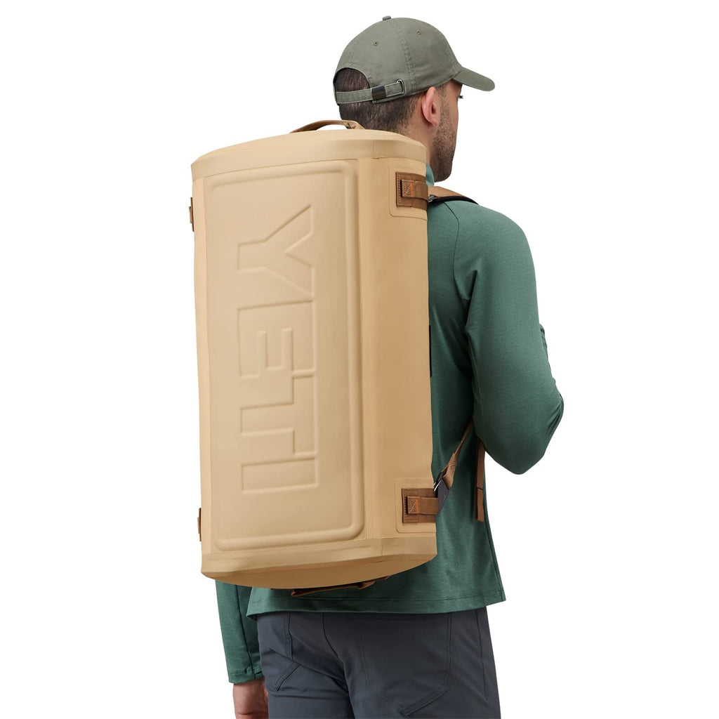 YETI Panga 50 Airtight Waterproof Submersible Duffel Bag, Tan