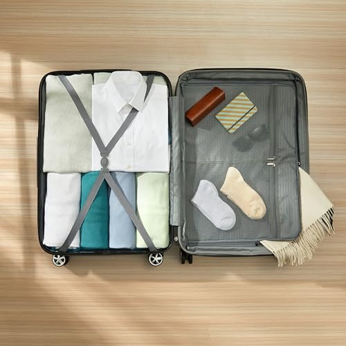 Amazon Basics 30-Inch Hardside Checked Spinner Luggage With TSA Lock, Lightweight Expandable Suitcase, Scratch-Resistant Surface, 8 Multi-directional Wheels, Black