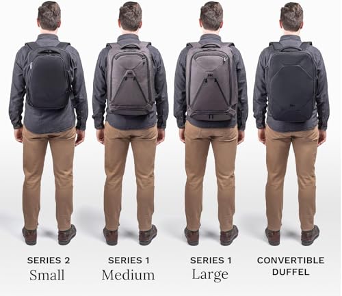 Knack Small Series 2 Laptop Backpack Fits up to 16 Inch Laptops - Knack Bags Carry-On Backpack, TSA Approved, Expandable Travel Backpacks With 2 Day Outfit Capacity, Alloy Gray