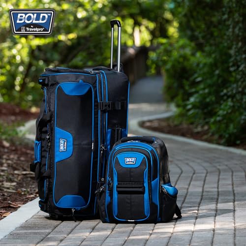 Travelpro Bold Softside 2-Piece Set — Expandable 2-Wheel Upright Large Luggage with Backpack, Grey/Black