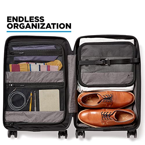 NOMATIC Carry-On Executive Luggage Perfect for 1-3 Day Trips, Hard Case Luggage for Men and Women, with Tech Case