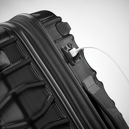 Samsonite Stryde 2 Hardside Expandable with Double Spinner Wheels, Carry-on, Stealth Black