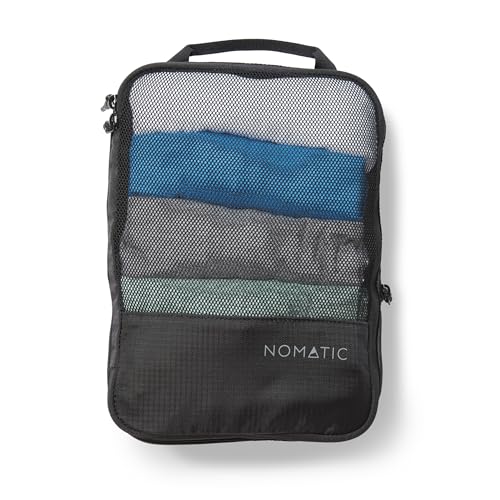 NOMATIC Packing Cubes, Compression Luggage Organizers for Carry-On, Suitcases, Travel Bags, Medium