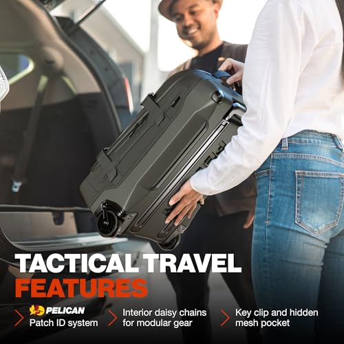 Pelican Aegis Luggage - Carry On Duffel Bag with Wheels - 22 Inch Carry On Bag - Airline Approved (Charcoal)