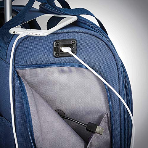 Samsonite Underseat Carry-On Spinner With USB Port, Ocean, One Size