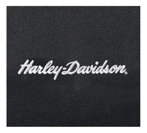 Harley-Davidson Women's 3D H-D Script Studded Duffel Bag, Moonshadow Black