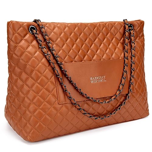 Badgley Mischka Diana Vegan Leather Weekender Duffel Bag