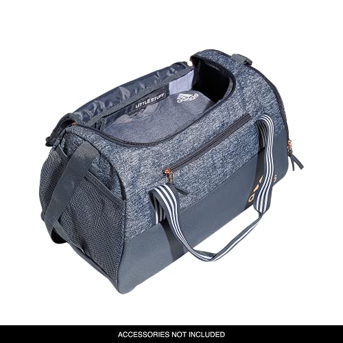 adidas Squad 5 Duffel Bag, Jersey Onix Grey/Onix Grey/Rose Gold, One Size