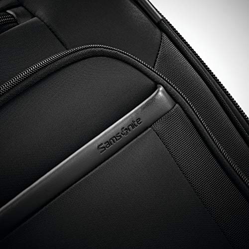 Samsonite Pro Travel Softside Expandable Luggage with Spinner Wheels, Black, Checked-Large 29-Inch