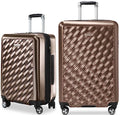 Ricardo Melrose Hardside 2-Piece Set (20" and 25") with FREE Travel Kit (Bronze)