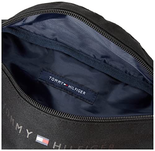 Tommy Hilfiger mens Jackson Fanny Pack, Black, One Size US