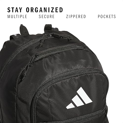 adidas Excel 7 School Backpack for Laptop, Gym and Travel, 34L, Black/7.5, OSFA