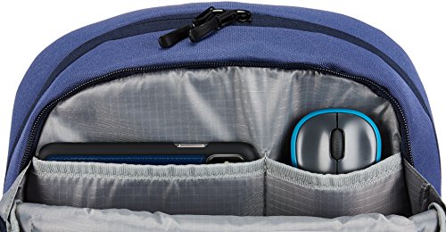 Amazon Basics Canvas Laptop Backpack Bag for up to 15 Inch Laptops - Graphite