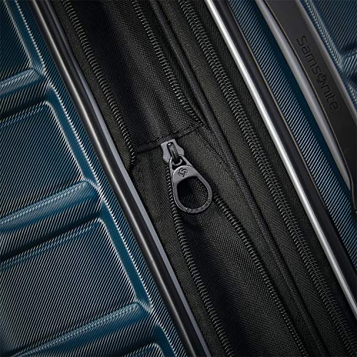 Samsonite Omni 2 Domestic Carry-On Luggage - 22x14x9 Airline-Approved - Features Expandable Polycarbonate Shell, 360° Wheels, TSA Lock - Amazon Exclusive - Nova Teal