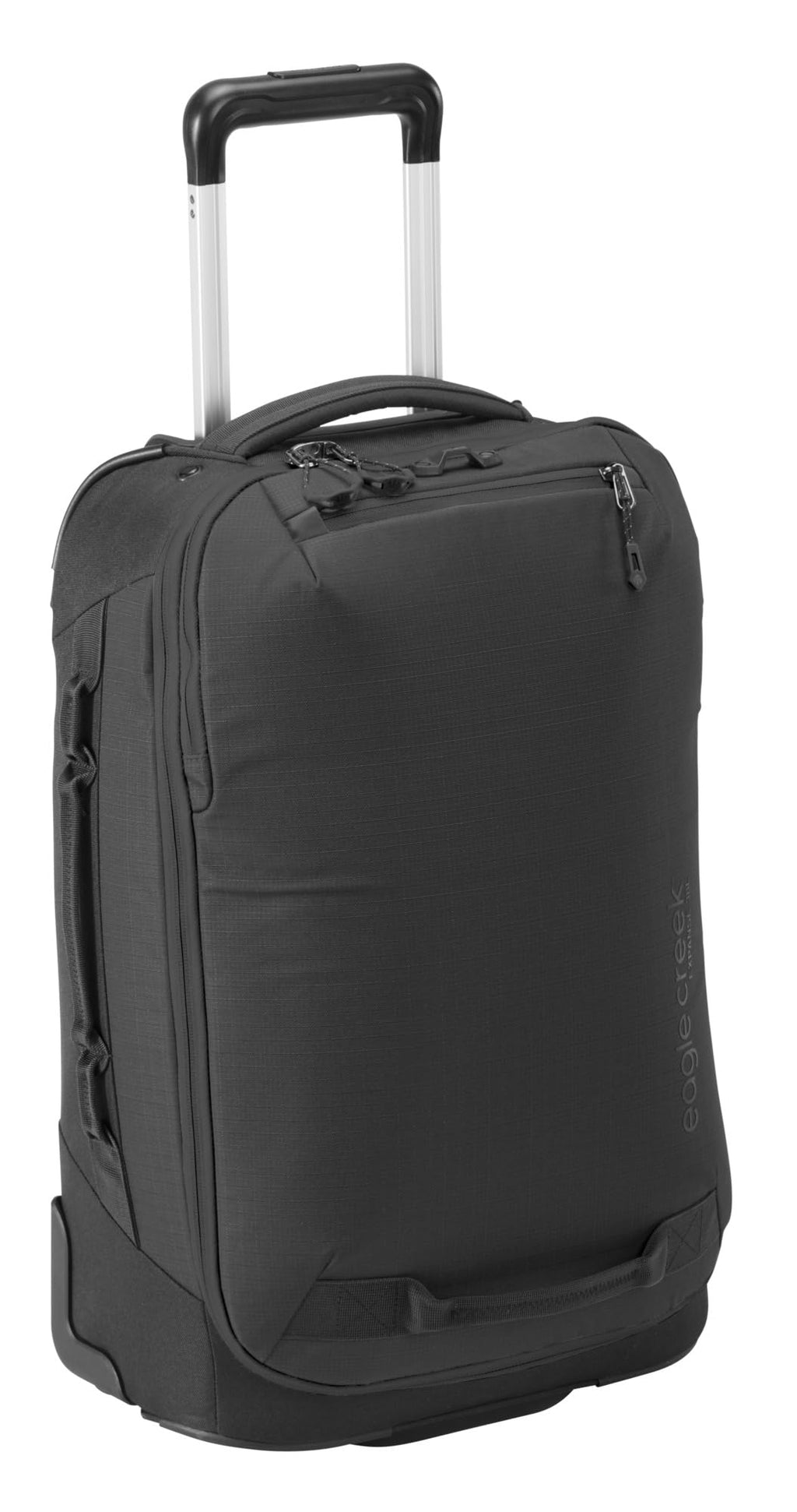 eagle creek Expanse 2-Wheel 21.25" Convertible International Carry-On Luggage – Backpack Straps – Durable, Water-Resistant, Lightweight – Travel-Ready Suitcase – Midnight Black