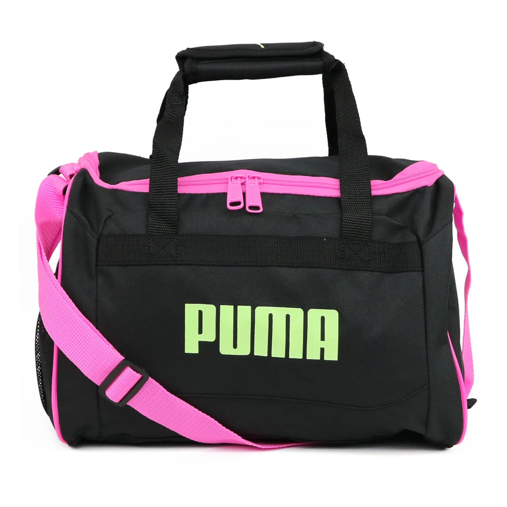 PUMA Kids' Evercat Transformation Duffel (One-Size, Black/Bright Pink)