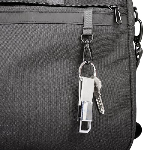 Kenneth Cole Recycled Polyester Slim 16" Laptop Business Briefcase, Black
