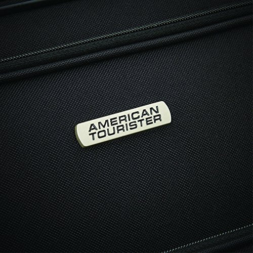 American Tourister Fieldbrook XLT Softside Upright Luggage, Black, 4-Piece Set (BB/DF/21/25)