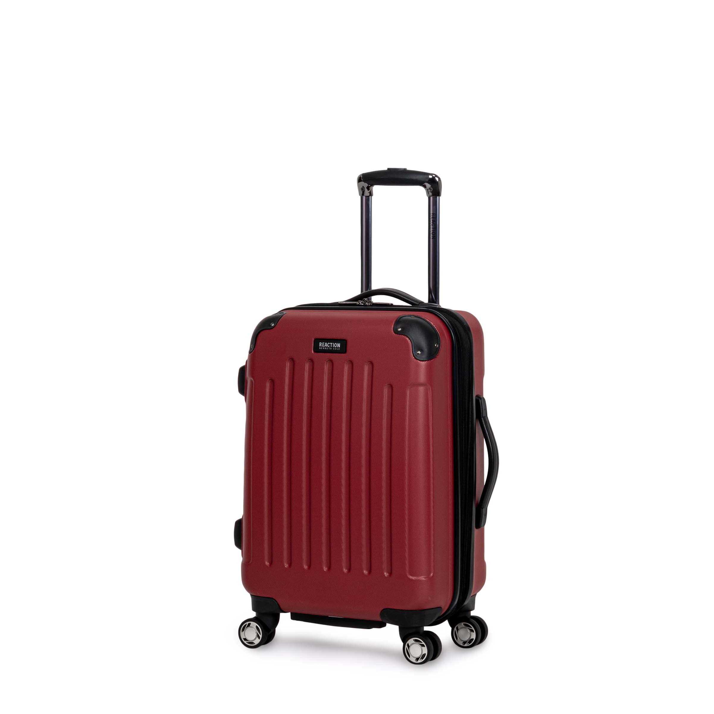 Kenneth Cole REACTION Renegade Luggage Expandable 8-Wheel Spinner Lightweight Hardside Suitcase, Scarlet Red, 20-Inch Carry On