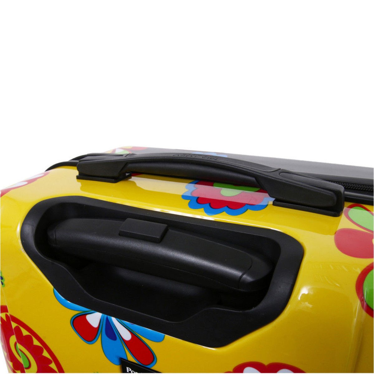 Mia Toro Pop Fiore Hardside Spinner Luggage 3pc Set-yellow Luggage Set, Gallio