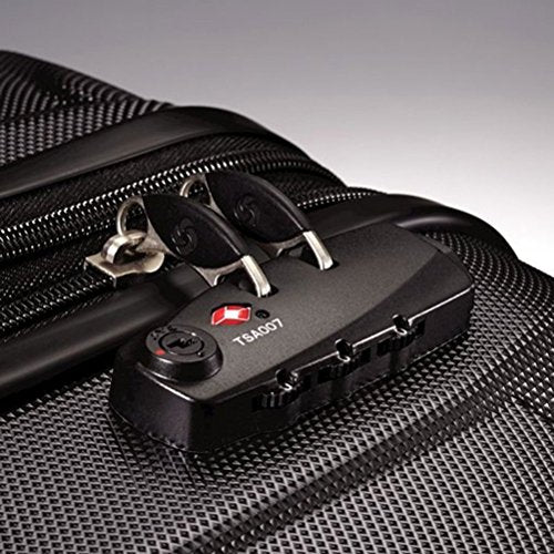 Samsonite Omni PC Hardside Expandable Luggage with Spinner Wheels, Black, 2-Piece Set (20/28)