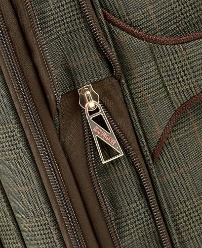 London Fog Brentwood IV 25" Expandable Spinner Softside Suitcase, Sedona Bronze