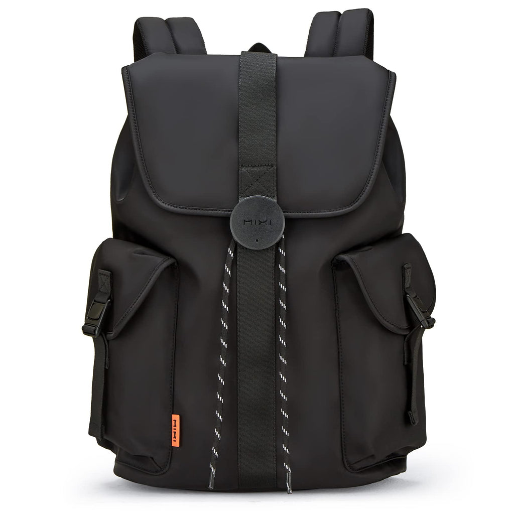 mixi Travel Laptop Backpack for Women & Men Carry On Backpack fits 16'' Laptop, Waterproof Lightweight Casual Hiking Weekender Bags Rucksack,17 Inch, Knight Black