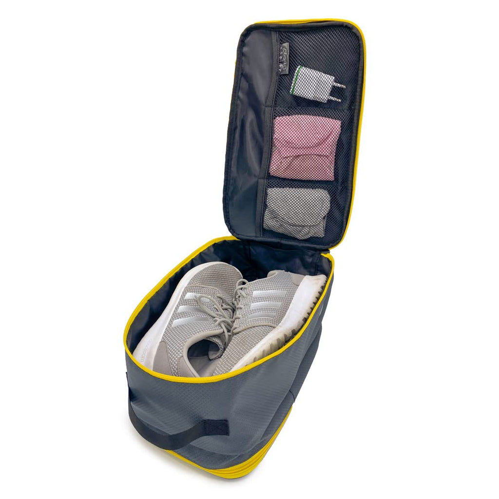 Biaggi Double Deck Compression Cube - Expandable Travel Organizer Bags for Suitcases, Lightweight, Zipper Packing Cubes for Women & Men's Travel Essentials