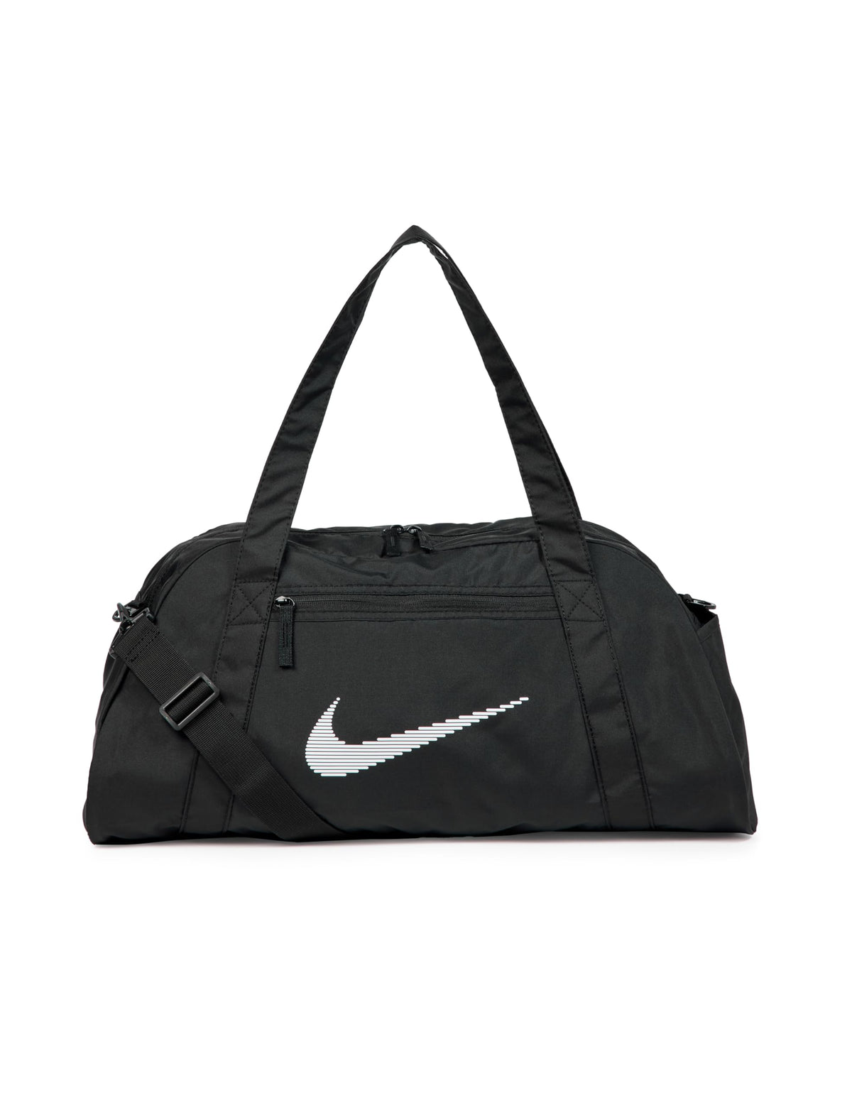 Nike Women's Gym Club Duffel Bag (24L), Black/Black/White, MISC