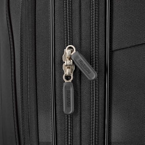American Tourister 4 KIX 3.0 Checked-Large 28-Inch Spinner (Black)