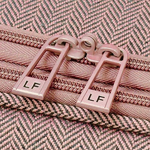 London Fog Newcastle 28 8-Wheel Spinner, Rose Charcoal Herringbone