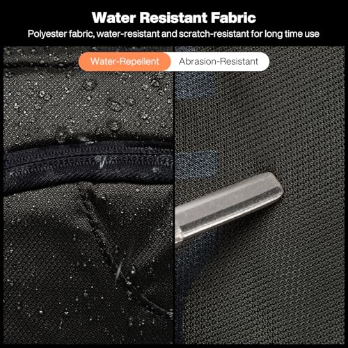 mixi Crossbody Sling Bag for Men Women Lightweight Water Resistant Casual Shoulder Bag for Daily Commute Travel Hiking Daypack, 11 inch Black Gray