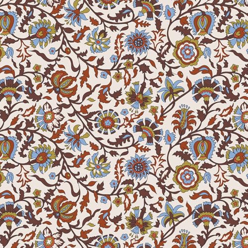 Vera Bradley Women's Premium Cotton Zip Card Pouch Lanyard, Marrakesh Vines Cream, One Size
