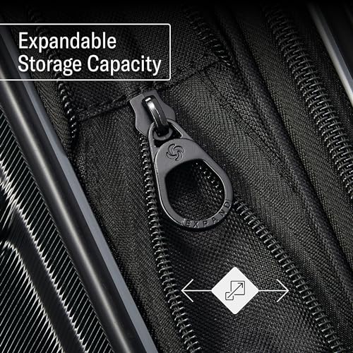 Samsonite Omni 2 Hardside Expandable Spinner Wheel Luggage, Checked Medium 24 in, Nova Teal