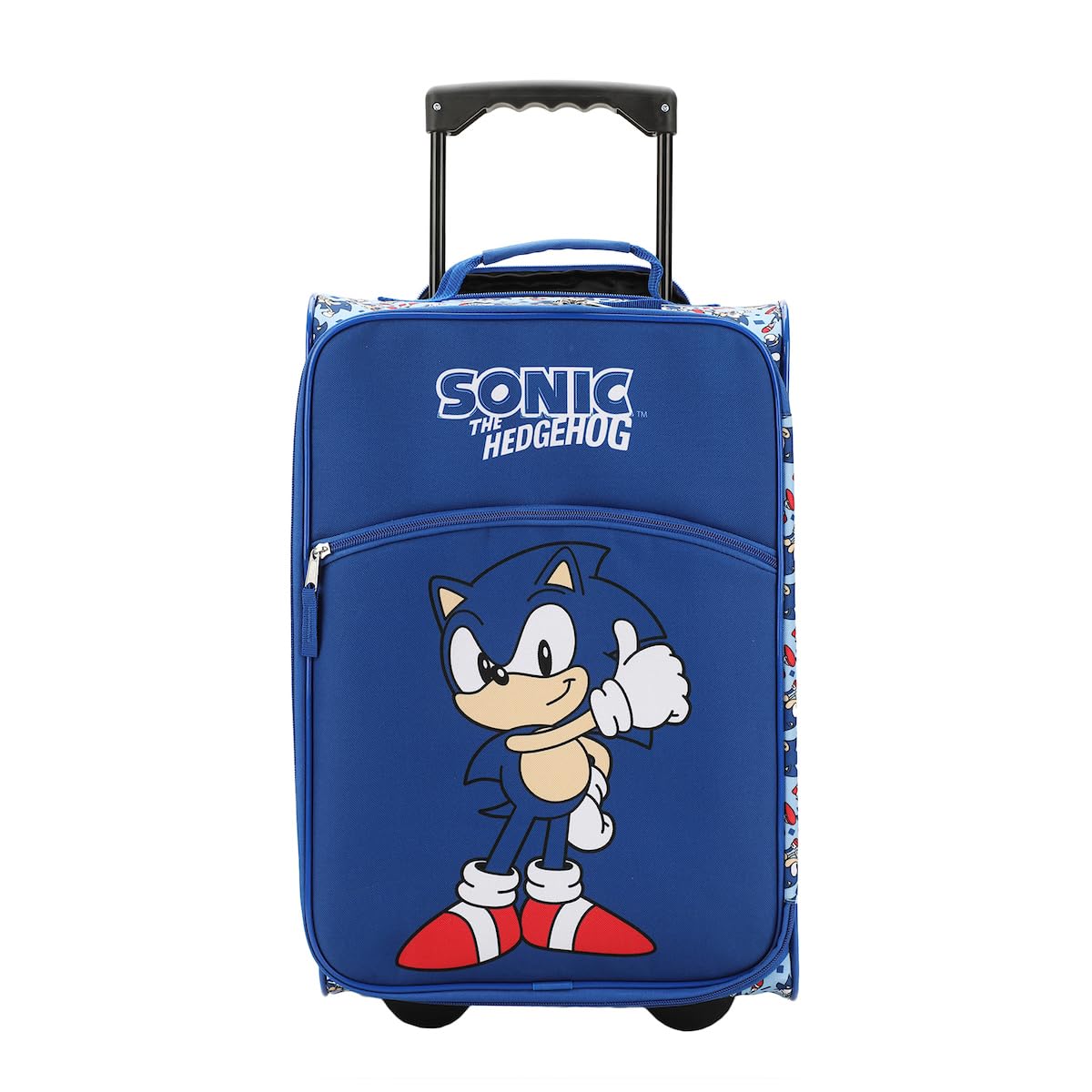 Bioworld Sonic The Hedgehog Thumbs Up Blue 18" Soft-Sided Luggage