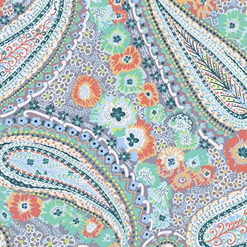 Vera Bradley Women's Lay Flat Travel Bag, Citrus Paisley, One Size