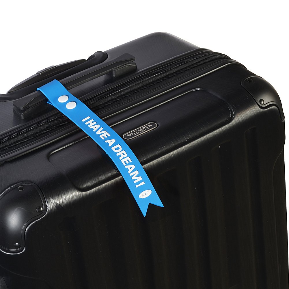 Olympia USA 2-Piece Luggage Tag Set (Red)