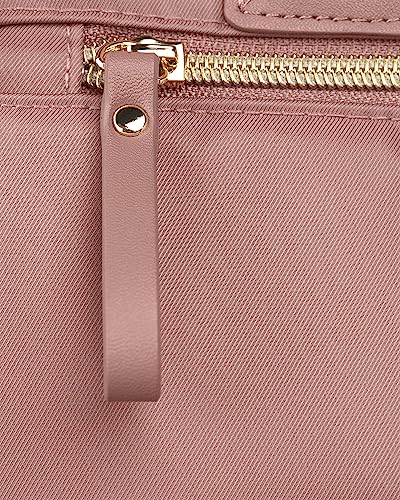 Skip Hop Diaper Bag Backpack: Mainframe Large Capacity Wide Open Structure with Changing Pad & Stroller Attachement, Dusty Rose