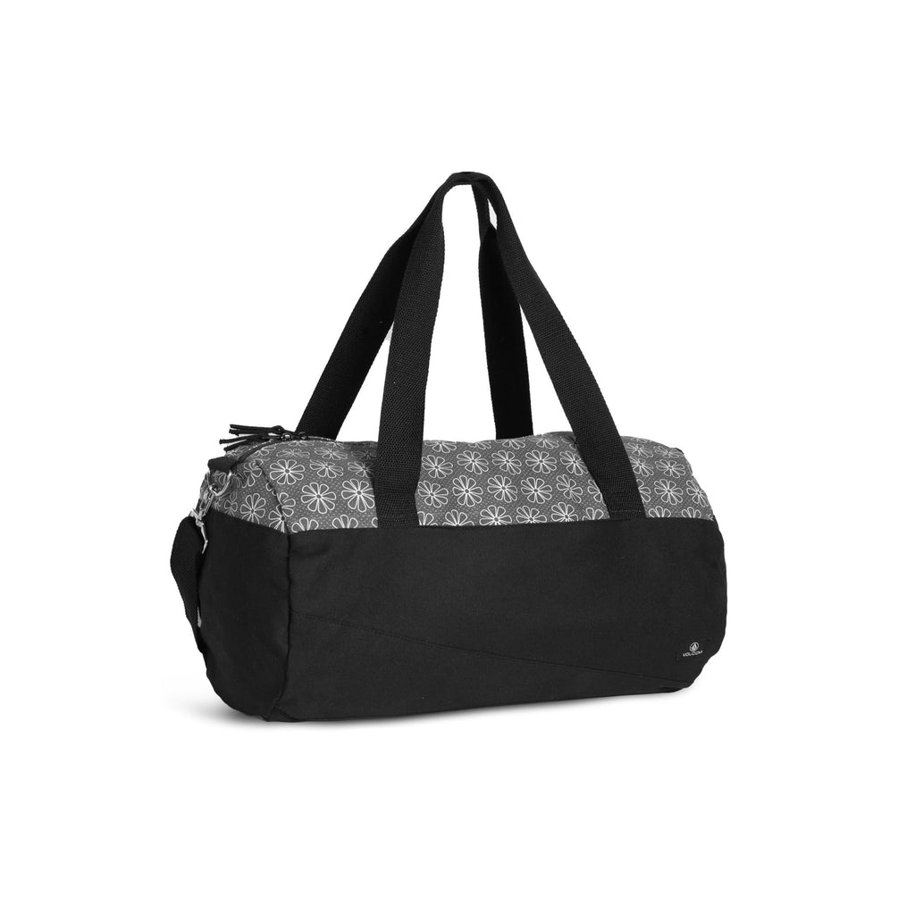 VOLCOM SCHOOLYARD CANVAS DUFFEL, BLACK/WHITE, OSFA