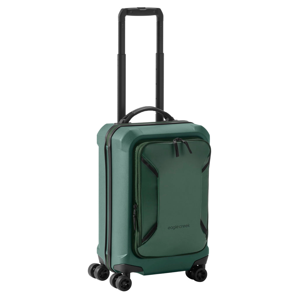 Eagle Creek Tarmac 4-Wheel Carry-On Luggage - Durable Rolling Suitcase for Versatile Packing - Telescoping Handle - Sleek Design - Secure Storage Compartments - Locking Zippers - Duck Green