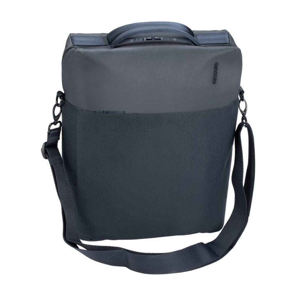 Incase A.R.C. Tech Tote - 14L Laptop Bag and Travel Backpack, Faux Fur Laptop Compartment, Removeable Shoulder Strap, RFID Blocking Tech Pocket, Internal Water Bottle Pocket - Navy