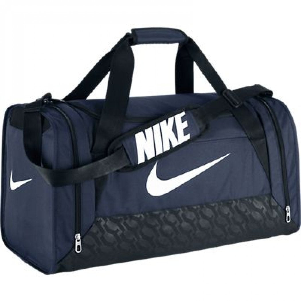 Nike Brasilia 6 Duffel Bag Black/White Size Medium