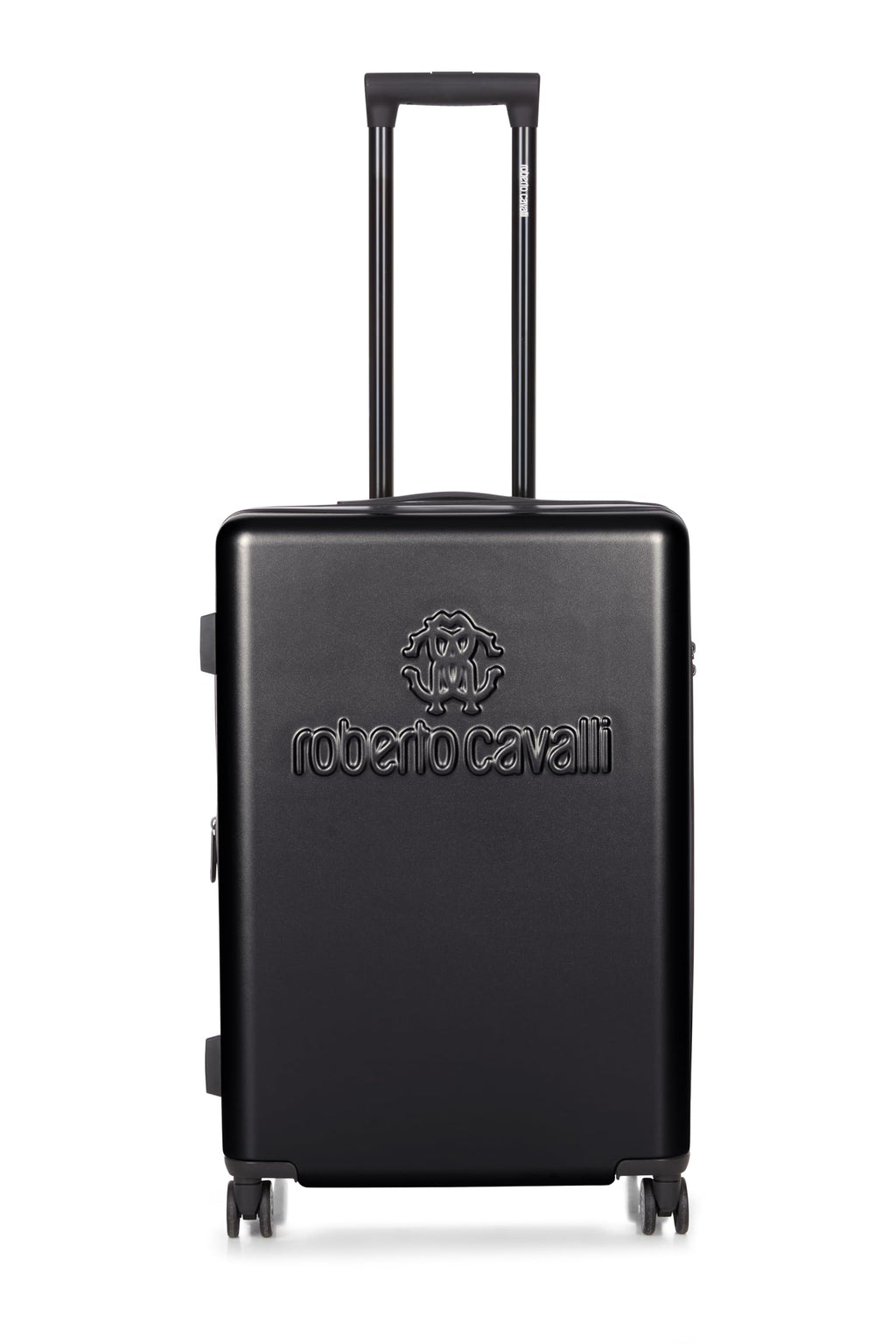 ROBERTO CAVALLI LOGO Luxury 3 Piece Luggage Set, Expandable Hard Shell Suitcases with 8 Spinner Wheels, Combination Lock Large Suitcase Set for Men and Women -Navy Blue