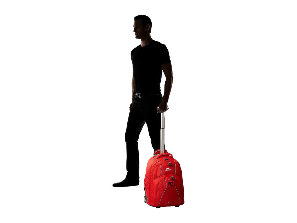 High Sierra Freewheel Wheeled Laptop Backpack, 15-inch Student Laptop Backpack for High School or College, Rolling Gamer Laptop Backpack, Wheeled Business Laptop Backpack