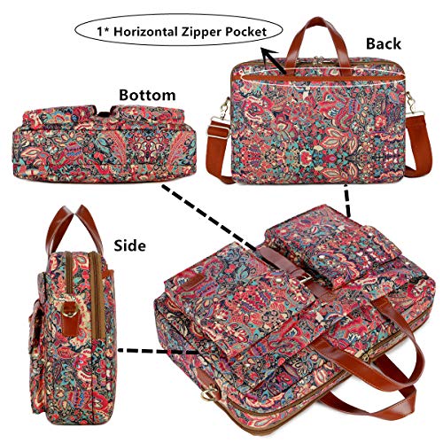 Baosha Multicoloured 17inch Laptop Computer Bag Messenger Bag Briefcase for Women BC-07 (HS)