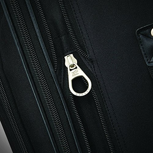 American Tourister Fieldbrook XLT Softside Upright Luggage, Black, 4-Piece Set (BB/DF/21/25)