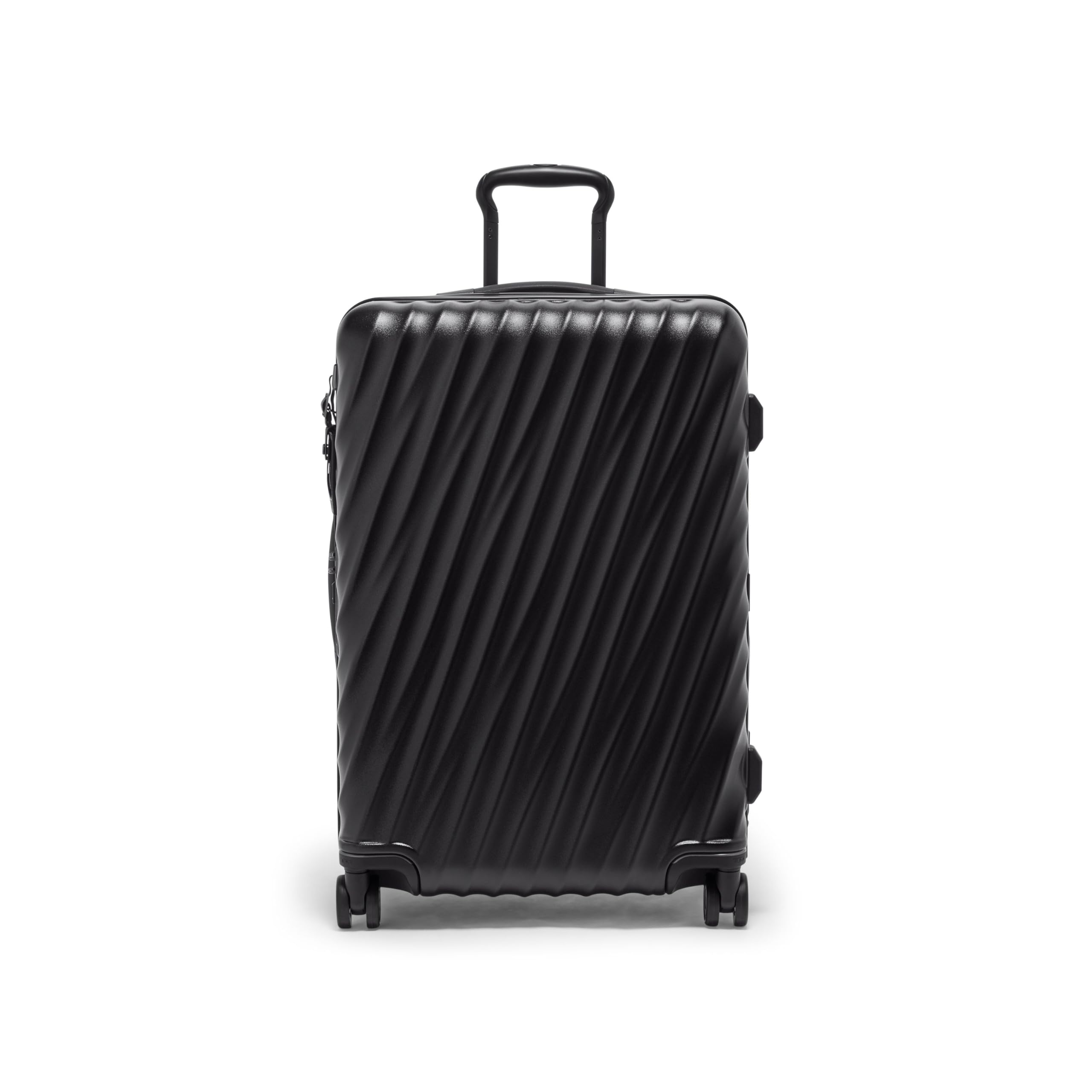Tumi Suitcase Official Authentic 19 Degree Short Trip Expandable 4 Wheel Packing Case, Black, 26