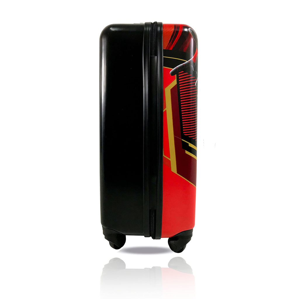 Fast Forward 20 Inches Spiderman Suitcase For Kids - Hard Sided Tween Spinner Travel Trolley Kids Suitcase For Boys With Wheels